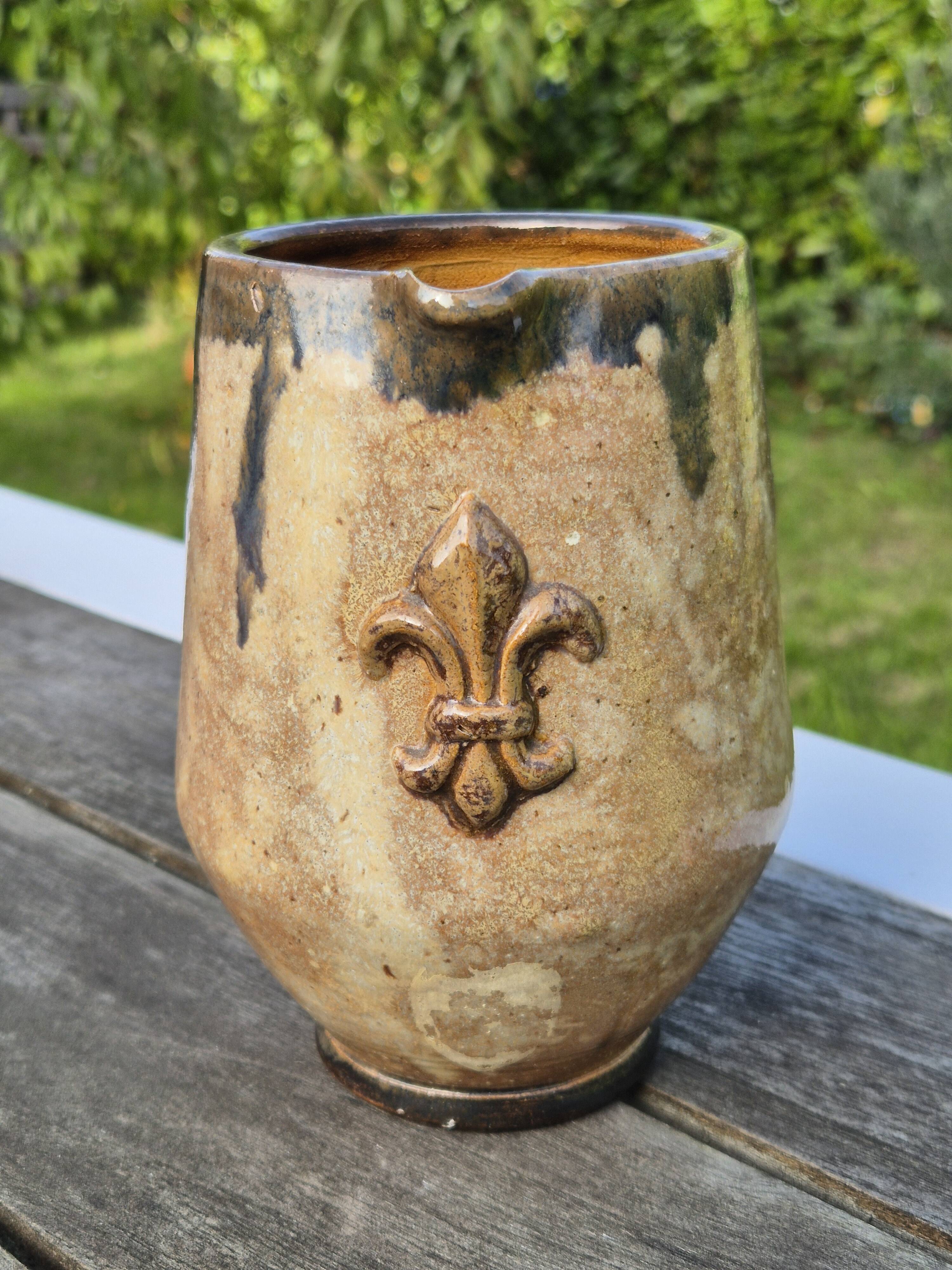 Vintage Stoneware Jug – Signed Losson