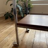 Wood and chrome sideboard