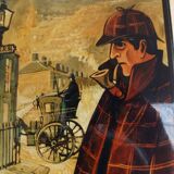 Plate sherlock holmes