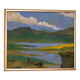 Original Swedish Mid Century Oil on Canvas "Katrineholm"- Vintage & Framed