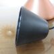 Suspension scandinave cuivre et teck, 80s'