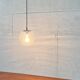 Vintage German glass pendant light Space Age Ah 105 by Peill & Putzler, 1970s.