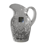 Jug / pitcher with crystal water Saint Louis signed - Model Chantilly