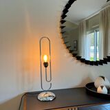 Space Age table lamp chrome steel VINTAGE 70