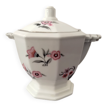 Porcelain sugar bowl