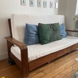 Wooden sofa