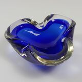 Cendrier ou bol en verre Sommerso Murano en verre de Murano, années 1960