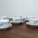 12-piece coffee service in Sologne porcelain, France