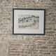Tableau - Watercolour Landscape Brittany - Breton village - Signed André Jean Co