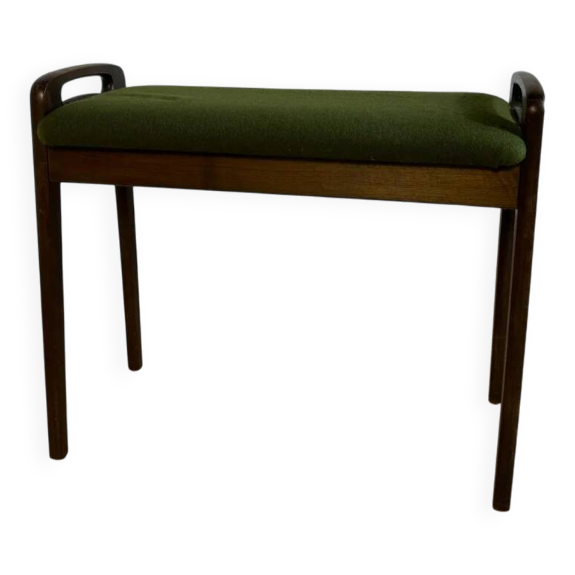 Mid-century modern footrest in teak