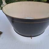 Empire style bouillotte lamp in bronze and sheet metal
