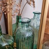 Miroir vintage bois doré