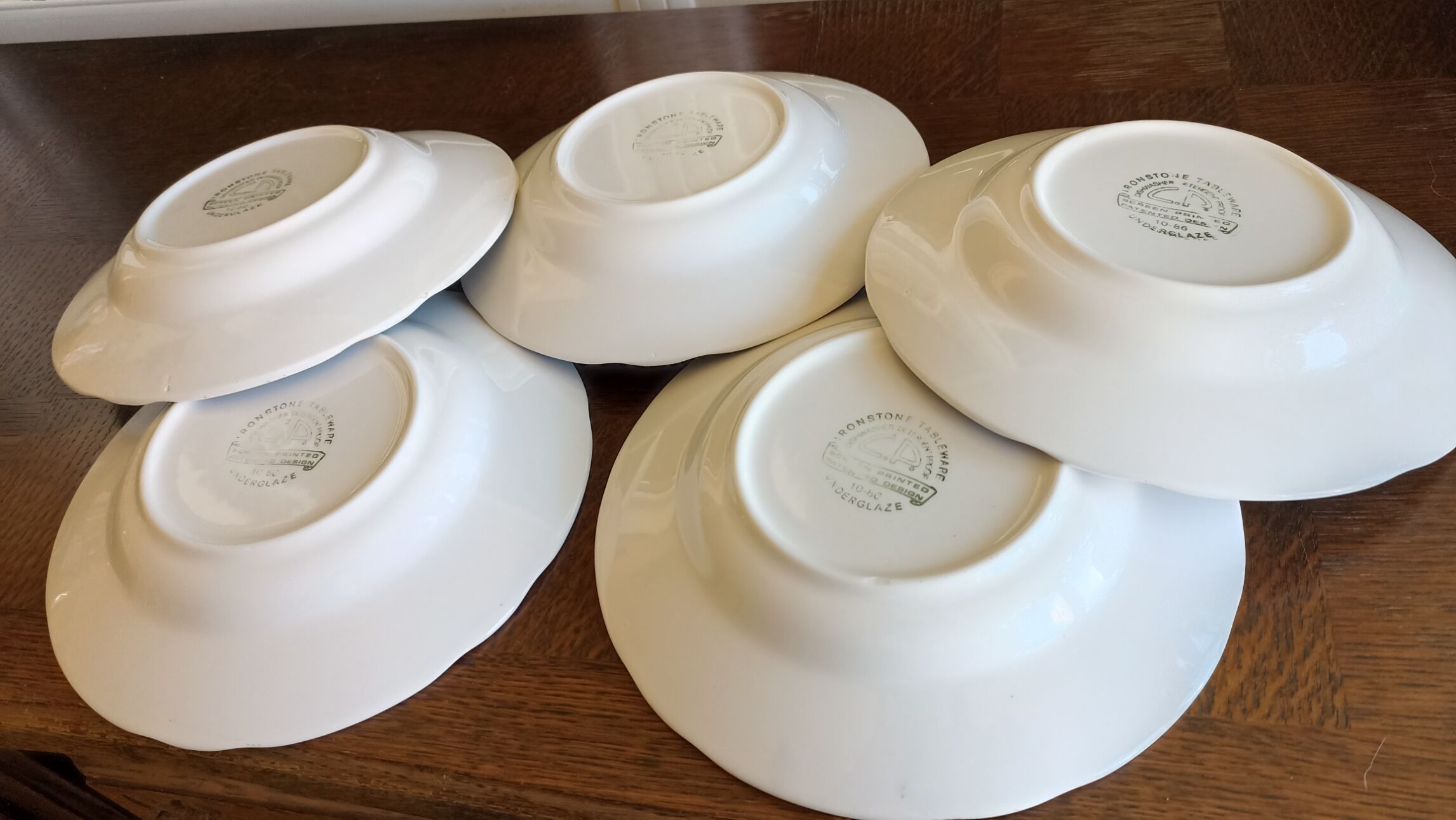 5 hollow iron earth plates per CP - blue