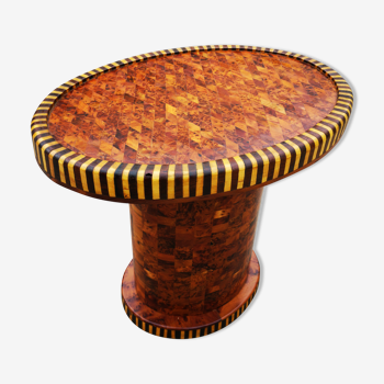 Side table in marquetry