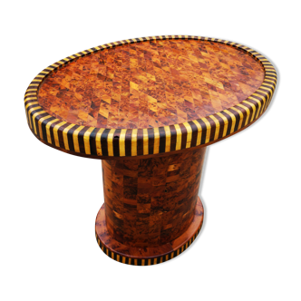 Side table in marquetry