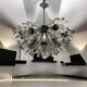 Large Midcentury Murano Flower Chandelier 1970’s