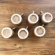 Set théière et tasses en grès