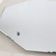 Octagonal bevelled wall mirror