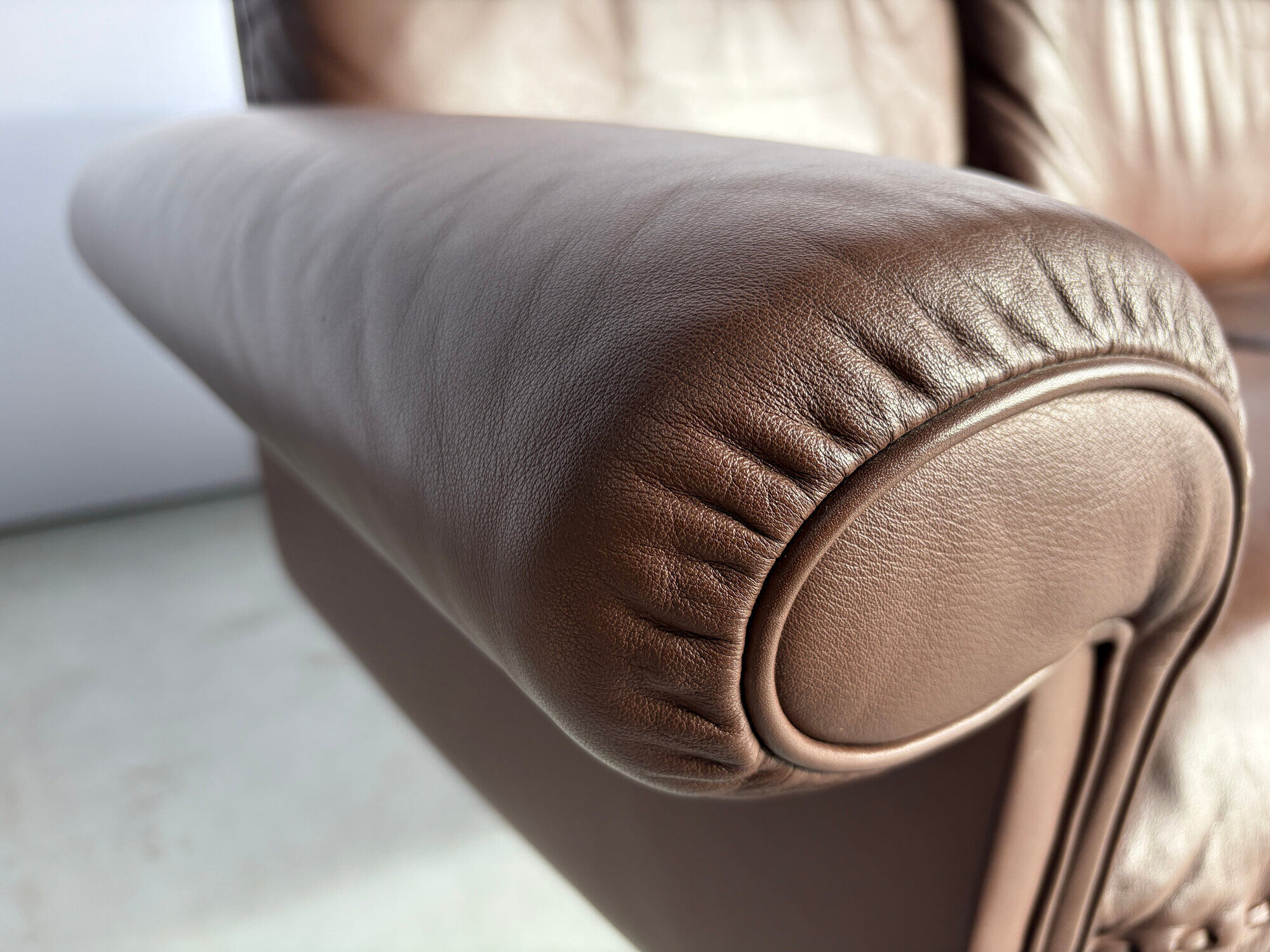 De Sede DS31 sofa in brown leather, 1970s