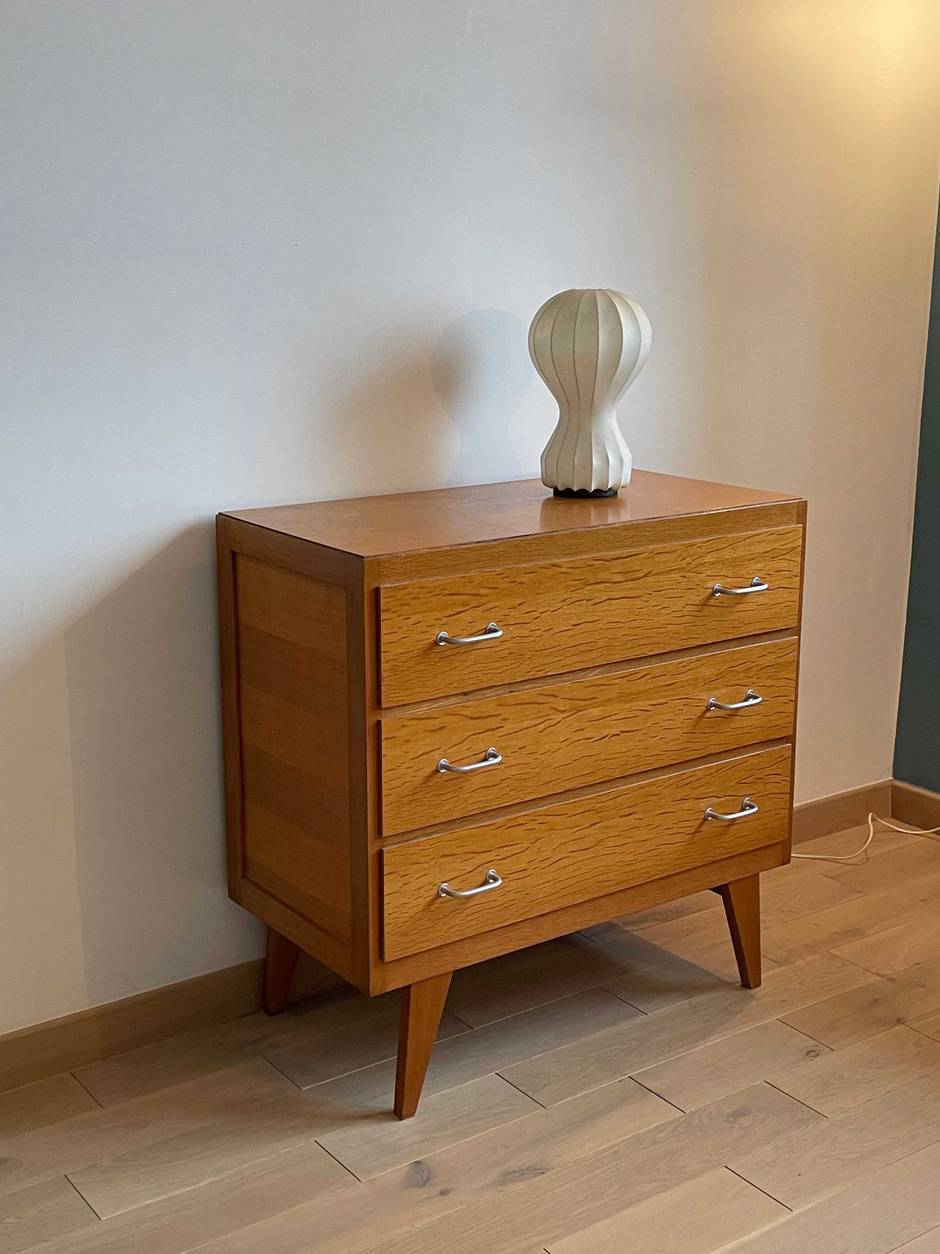 Chest of drawers 3 drawers compass feet