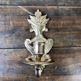 Brass wall candle holder