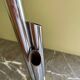 Organ vase with 3 chrome metal soliflores from the 70s