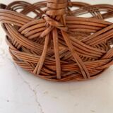 Panier en osier vintage