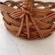 Vintage wicker basket