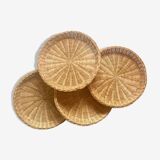 Set of four under plates