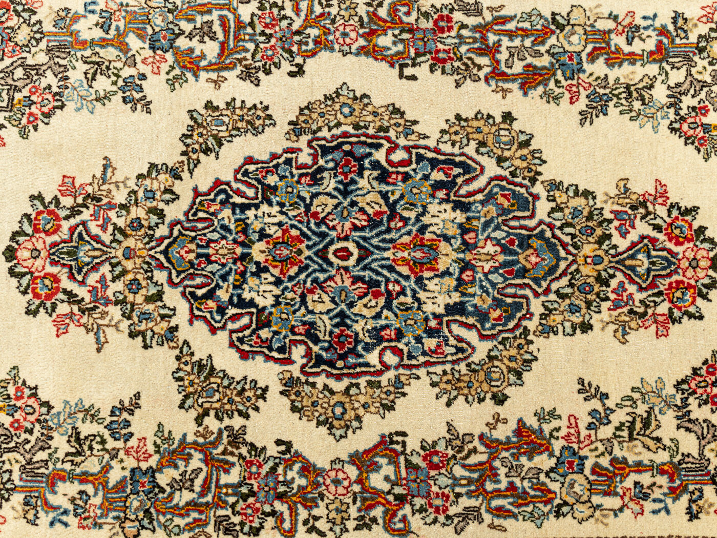 1960s ghom carpet, 135 x 219