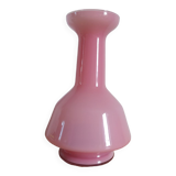 Vase italien en opaline rose