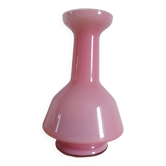 Vase italien en opaline rose