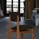 Set of six marcel gascoin chairs model ca, arhec edition.