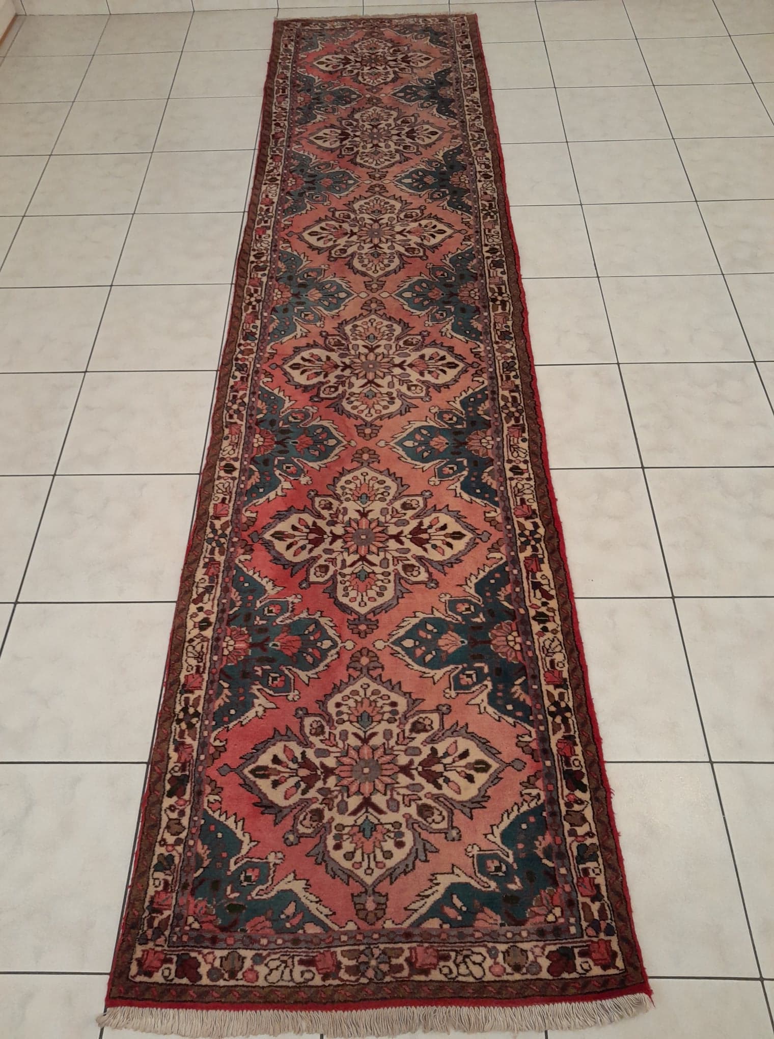 Carpet persian gallery hamadan handmade 328x82cm