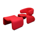Djinn chair with foot stool by Olivier Mourgue in 1965 for Airborne