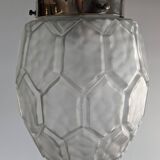 Art Deco ceiling light in frosted glass circa 1920
