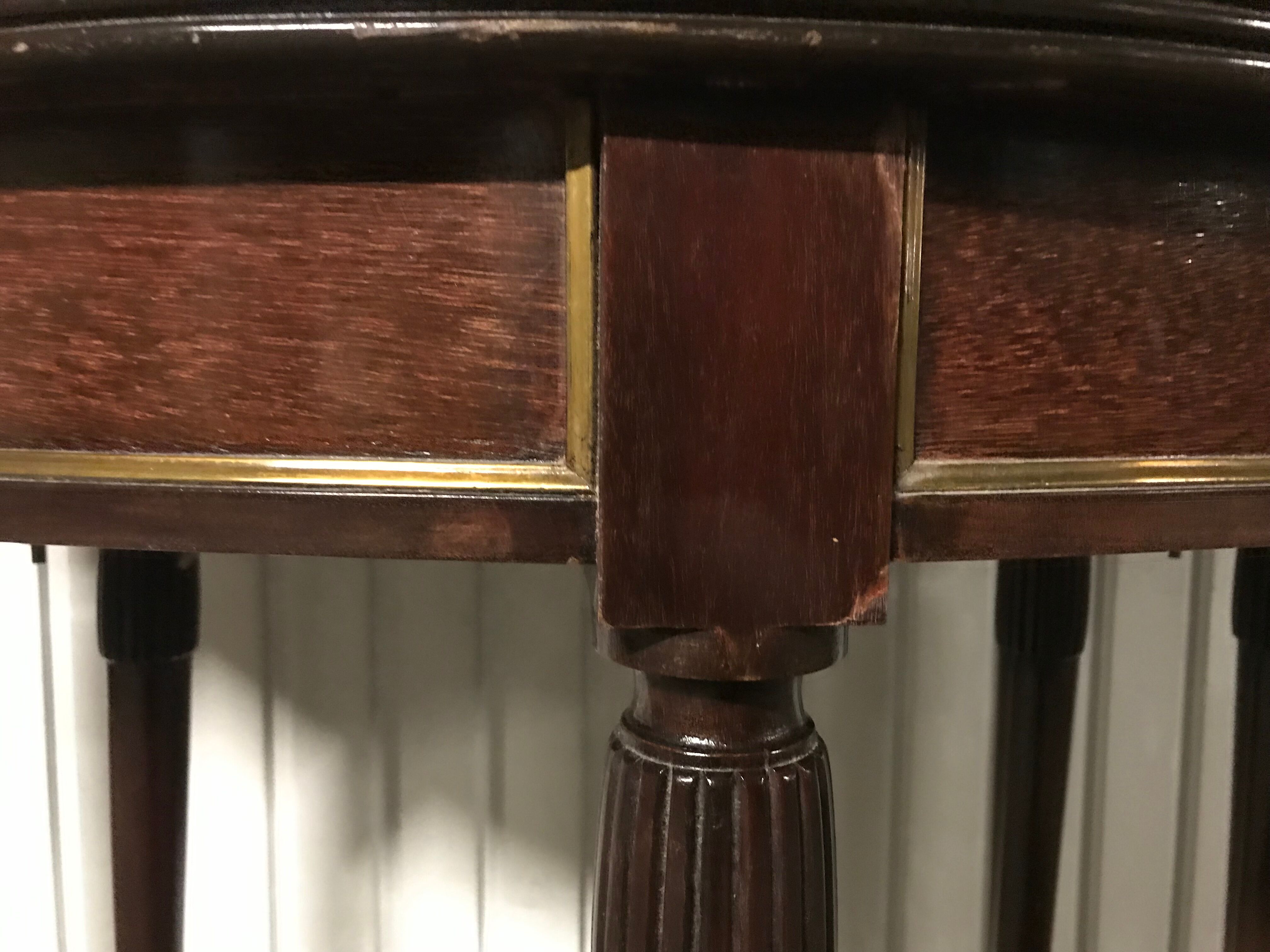 Table half moon Louis XVI