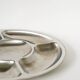 Large round compartmentalized dish in chrome-plated steel, Couzon, Design, 1970 - 35