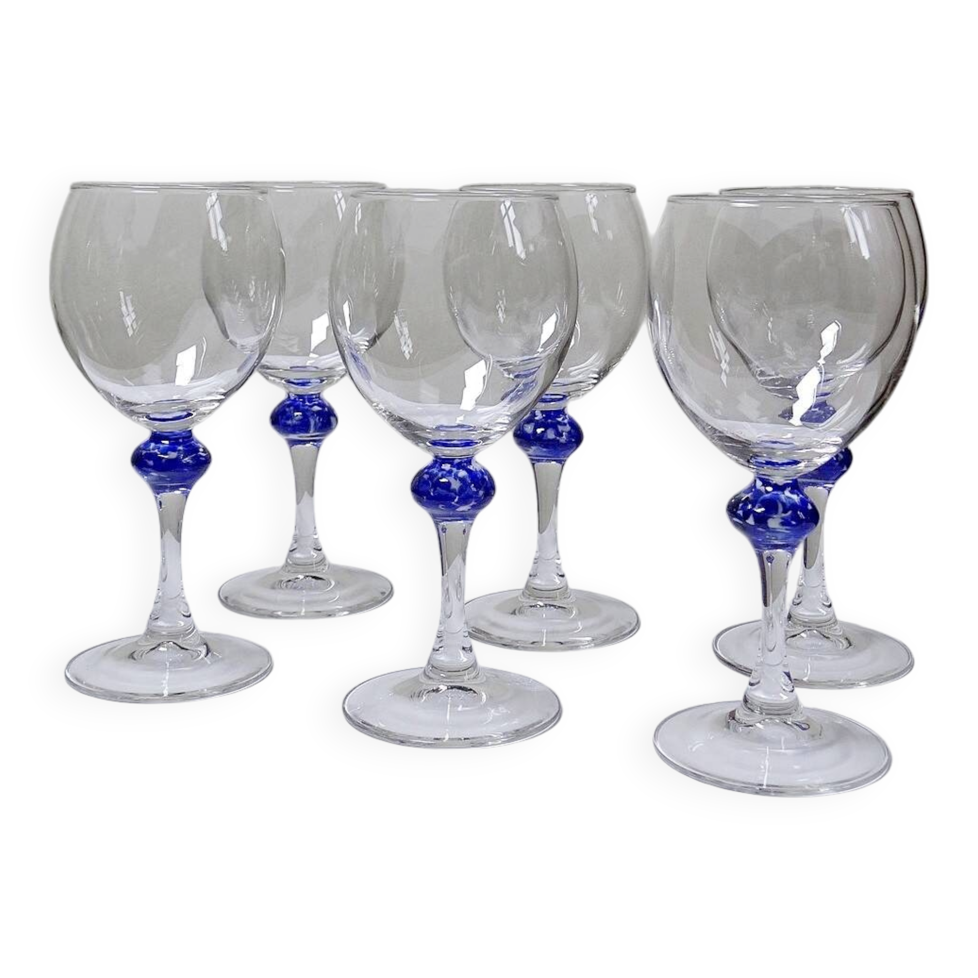 Set of 6 vintage Luminarc wine glasses, Louisiane model | Selency