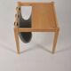 Danish side table with magazine holder by S.P. Jensen for BRDR Furbo, 1960s