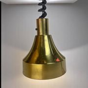 Lumière suspendue à abattant en verre de Murano
