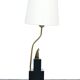 Desk lamp by Philippe Jean Brass signed, 1970