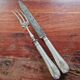 Christofle - Silver-plated carving service cutlery