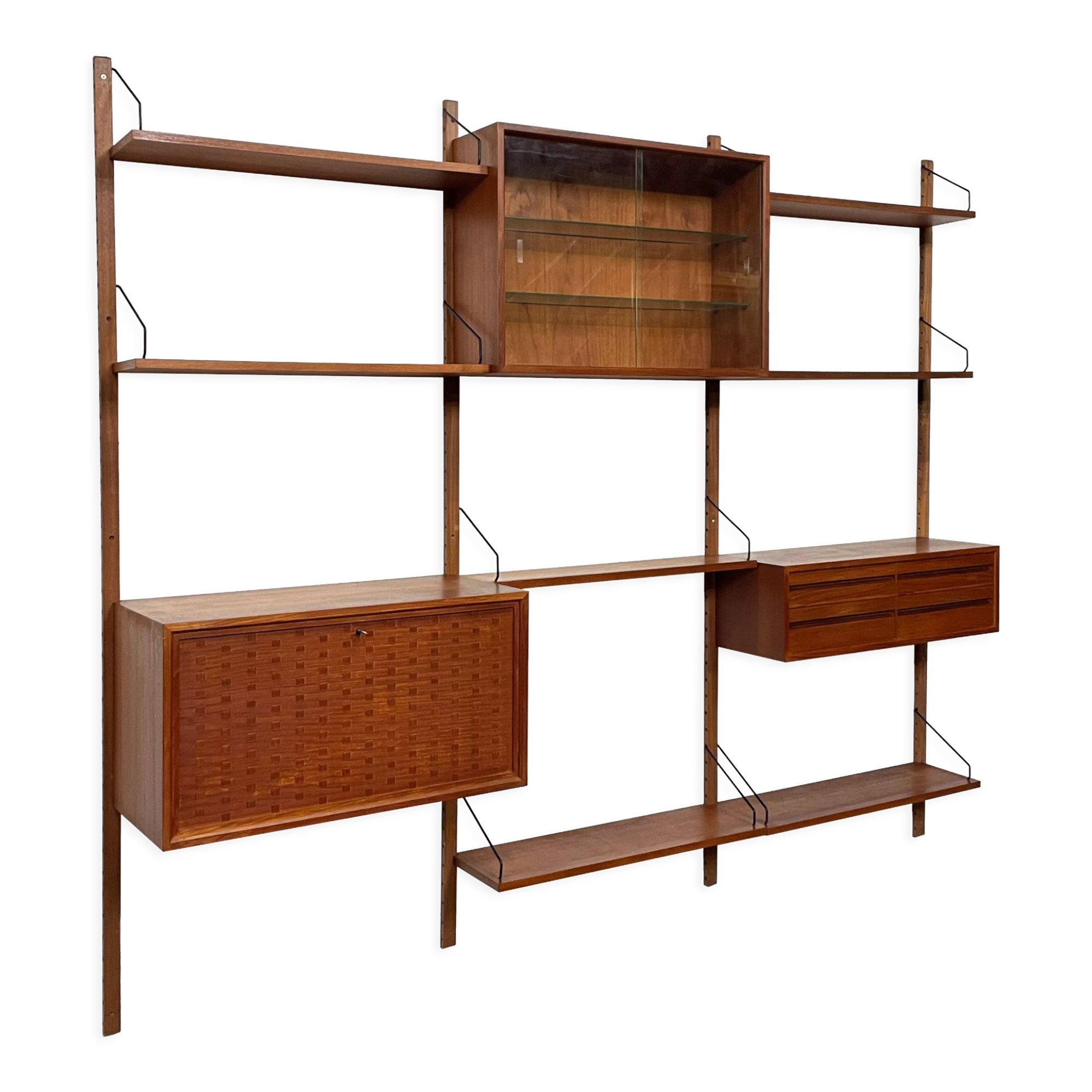 Vintage Poul Cadovius Royal System wall system wall unit