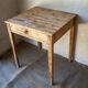 Small vintage solid wood desk