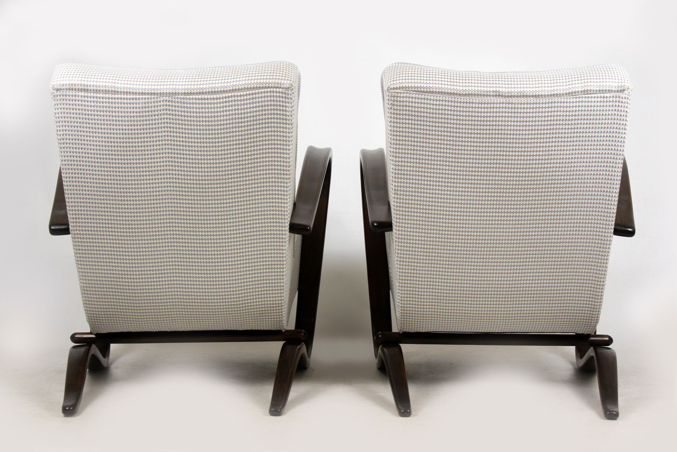 Set of 2 H - 269 armchairs by Jindrich Halabala, 1930s