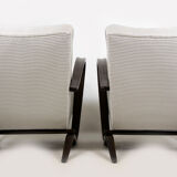 Set of 2 H - 269 armchairs by Jindrich Halabala, 1930s