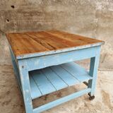 Old work table side table display table kitchen island