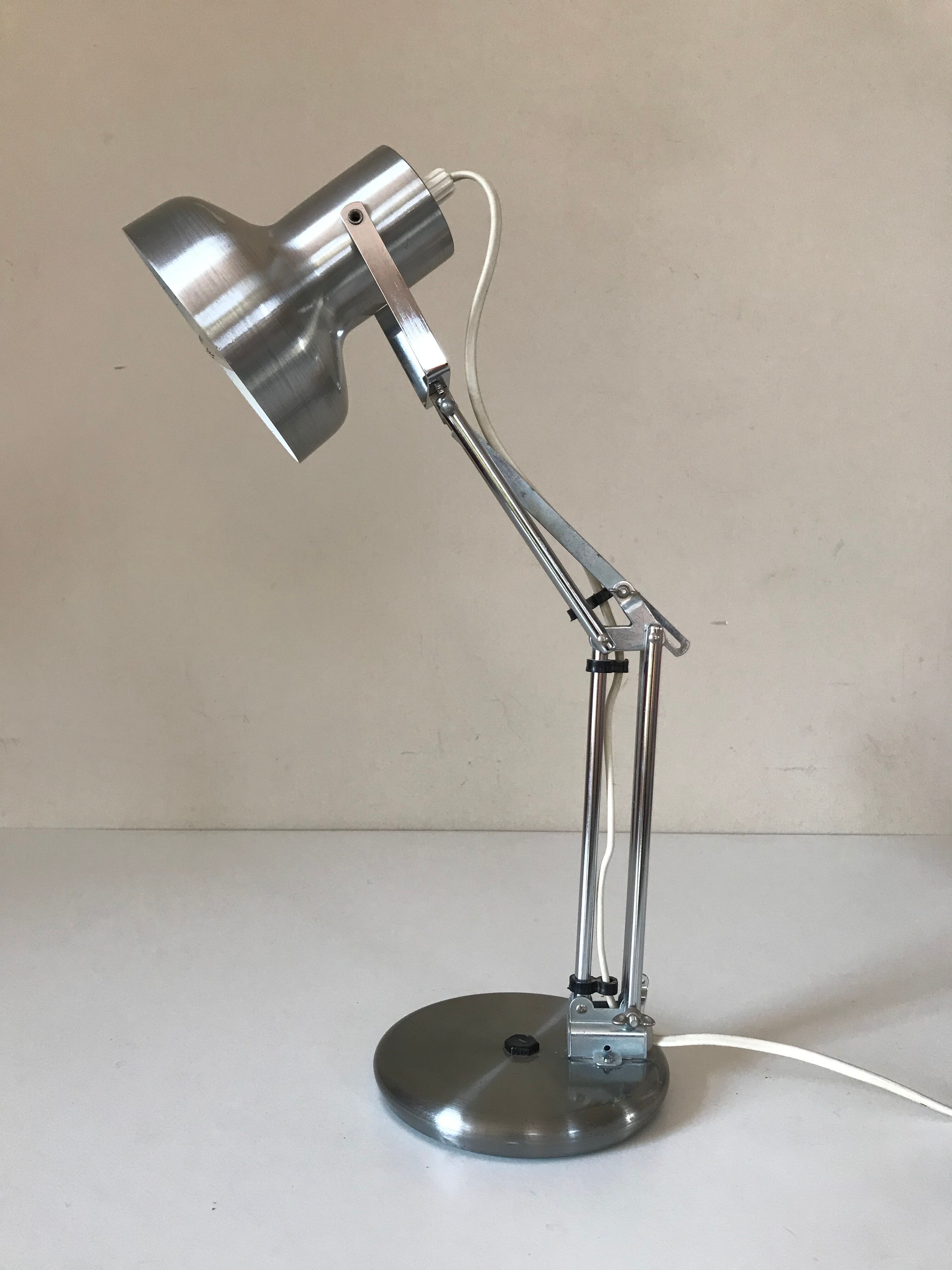 Lampe articulée aluminor design vintage Annees 70