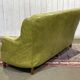 3-seater Chesterfield sofa in olive green leather